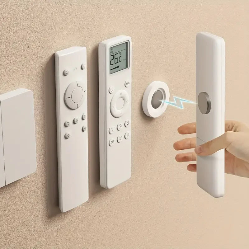 Magnetic Remote Control Holder – No Drill, 3pcs