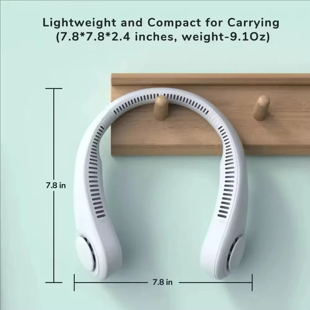 Portable Neck Fan USB – Personal Air Cooler