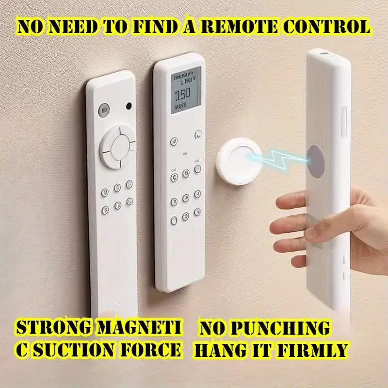 Magnetic Remote Control Holder – No Drill, 3pcs