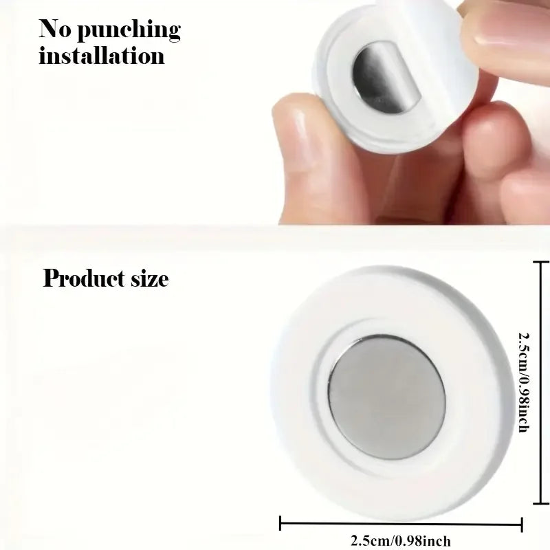 Magnetic Remote Control Holder – No Drill, 3pcs