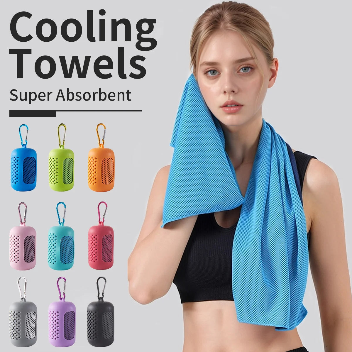 Cooling Towel for Sports & Beach – Quick Dry