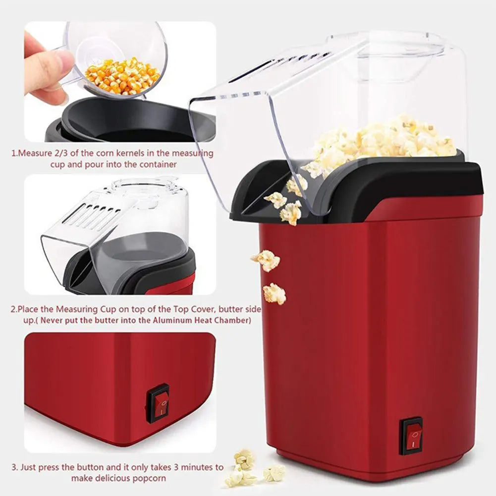 Mini Electric Popcorn Machine – Home Air Popper