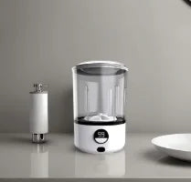 Mini Portable LED  Washing Machine 2L White 2000mAh Rechargeable Turbine Laundry Cup for Children’s Underwear Socks