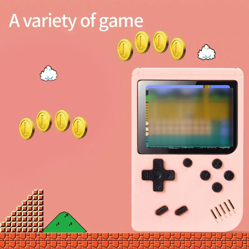 400 In 1 MINI Games Handheld Game Players Portable Retro Video Gaming Console Boy 8 Bit 2.4 Inch Color LCD Screen Games